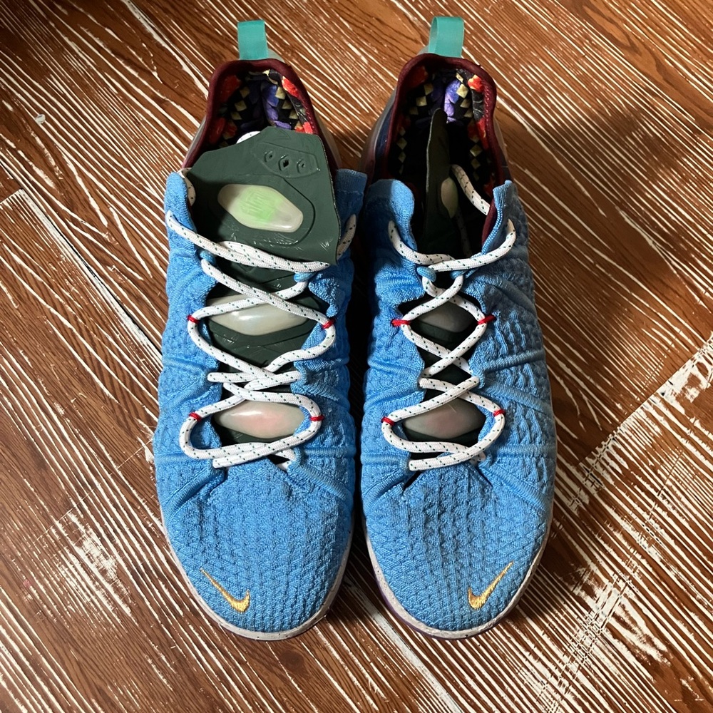 Nike Blue and Gray Sneakers